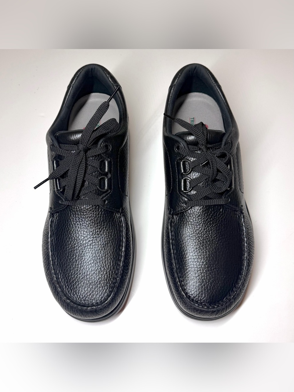 SAS Men's  Bout Time Comfort Lace Up Black Leather Shoes Size - 12.5 M View 2